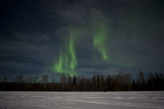 The Northern Lights in Fairbanks