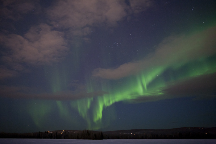 The Northern Lights in Fairbanks