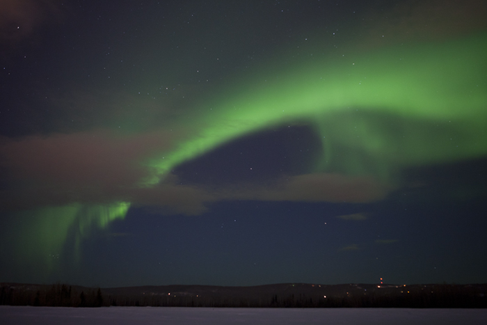 The Northern Lights in Fairbanks