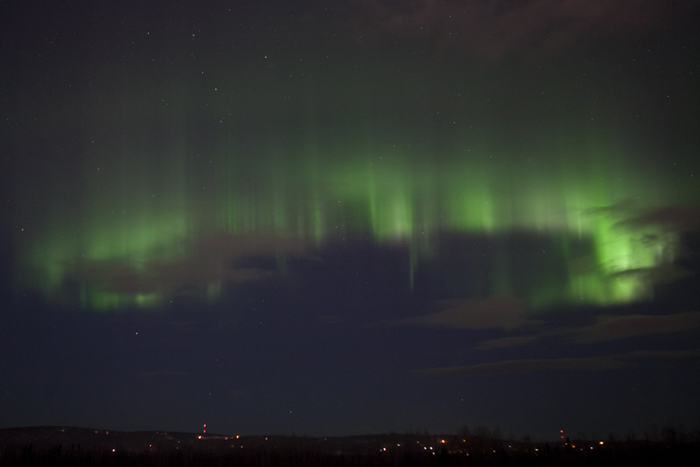 The Northern Lights in Fairbanks