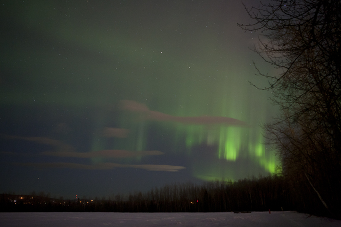 The Northern Lights in Fairbanks